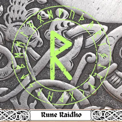 Rune Raidho ᚱ - Viking Héritage