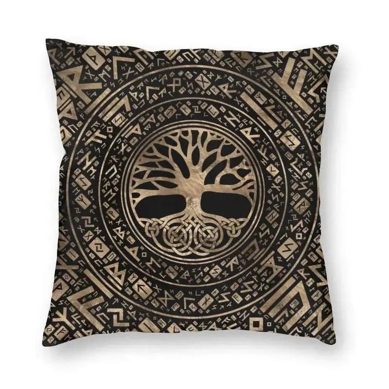 20 Housses de Coussin Vegvisir et Yggdrasil - au choix - Viking Héritage