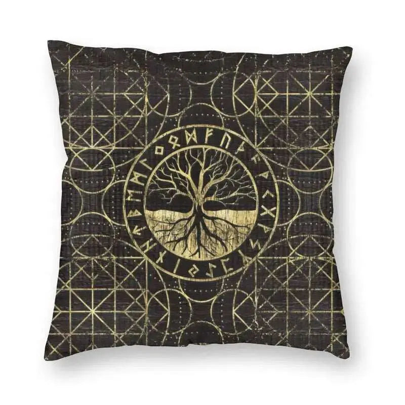 20 Housses de Coussin Vegvisir et Yggdrasil - au choix - Viking Héritage