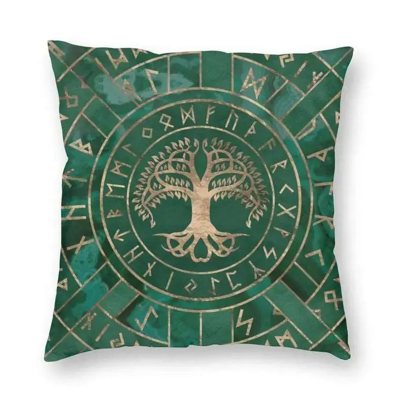 20 Housses de Coussin Vegvisir et Yggdrasil - au choix - Viking Héritage