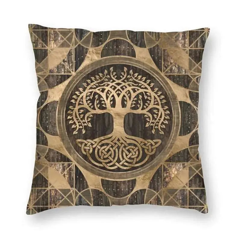 20 Housses de Coussin Vegvisir et Yggdrasil - au choix - Viking Héritage