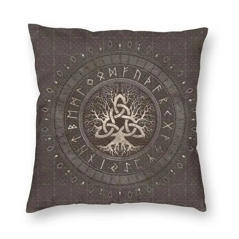 20 Housses de Coussin Vegvisir et Yggdrasil - au choix - Viking Héritage