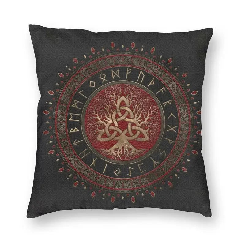 20 Housses de Coussin Vegvisir et Yggdrasil - au choix - Viking Héritage