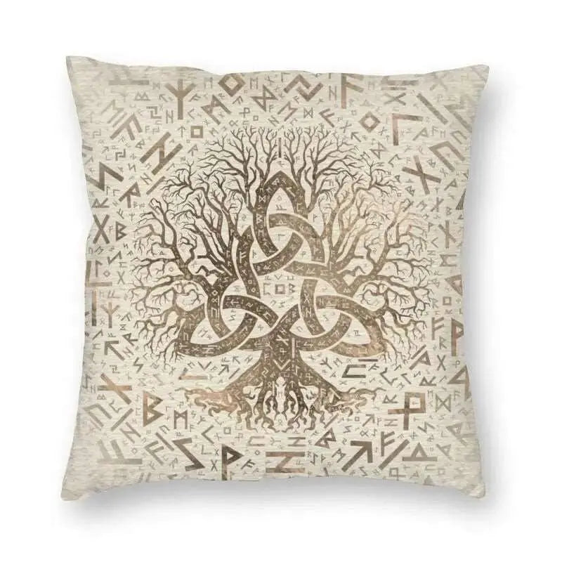 20 Housses de Coussin Vegvisir et Yggdrasil - au choix - Viking Héritage