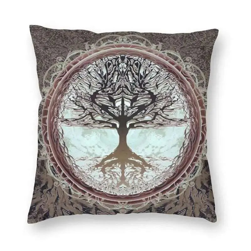 20 Housses de Coussin Vegvisir et Yggdrasil - au choix - Viking Héritage