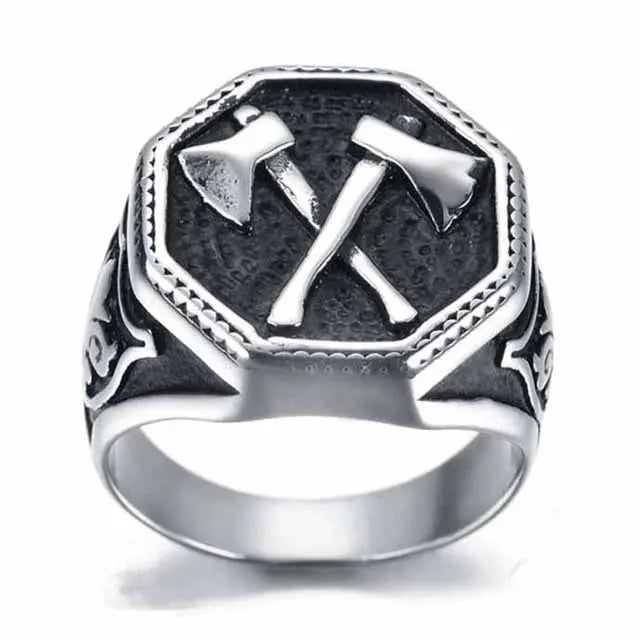 BAGUE HACHE DE GUERRE VIKING - Viking Héritage