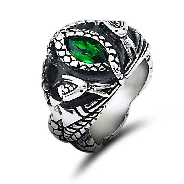 BAGUE SERPENT MAGNIFIQUE - Viking Héritage