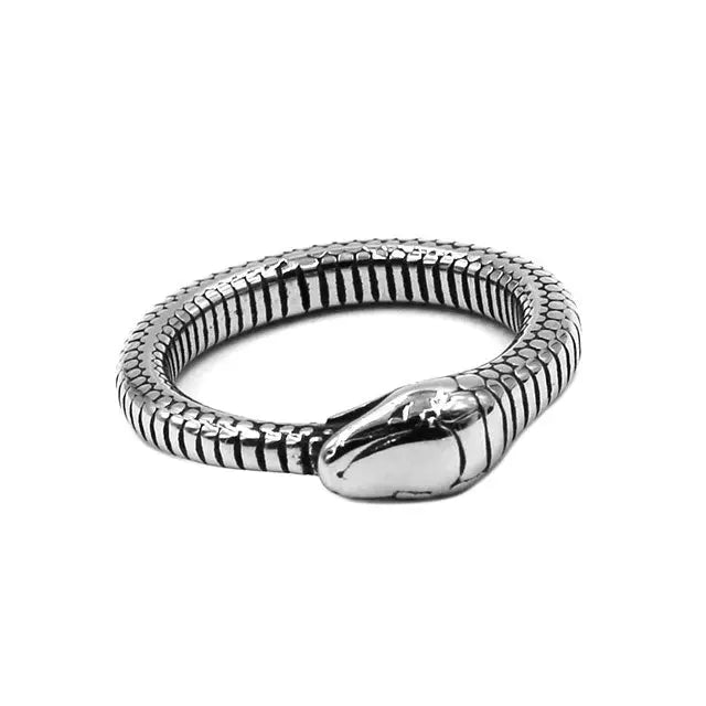 BAGUE SERPENT OUROBOROS - Viking Héritage