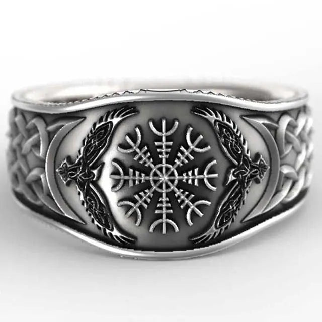 BAGUE VIKING HUGIN & MUNIN - Viking Héritage