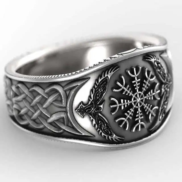 BAGUE VIKING HUGIN & MUNIN - Viking Héritage