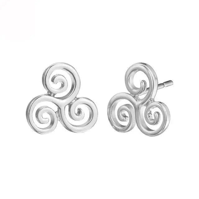 BOUCLES D'OREILLES TRISKÈLE - Viking Héritage