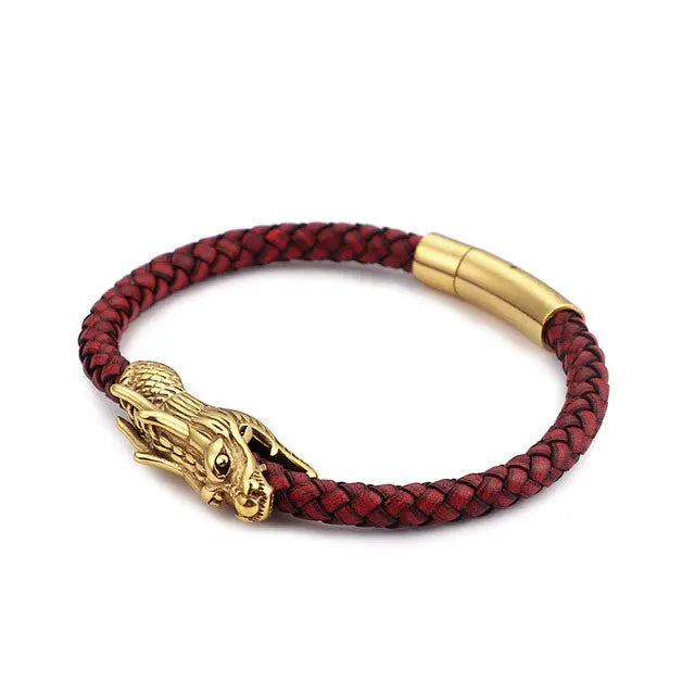 BRACELET DRAGON VIKING OUROBOROS - Viking Héritage