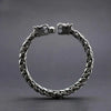 BRACELET JÖRMUNGANDR - ARGENT MASSIF - Viking Héritage