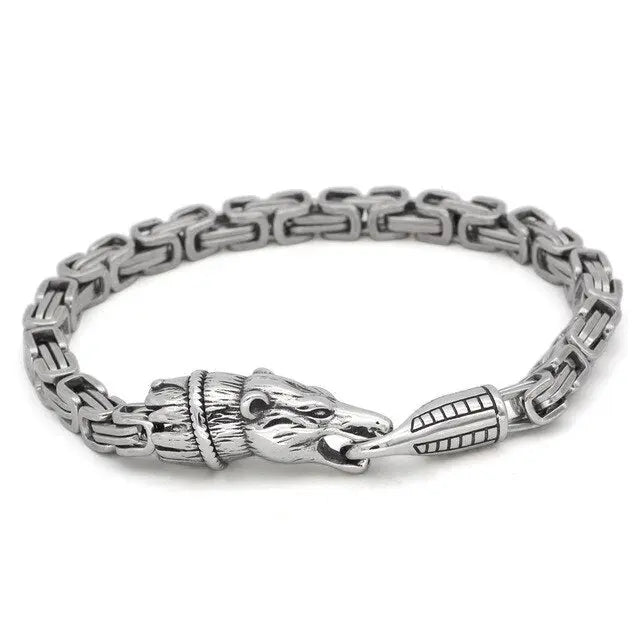 BRACELET LOUP HATI - Viking Héritage