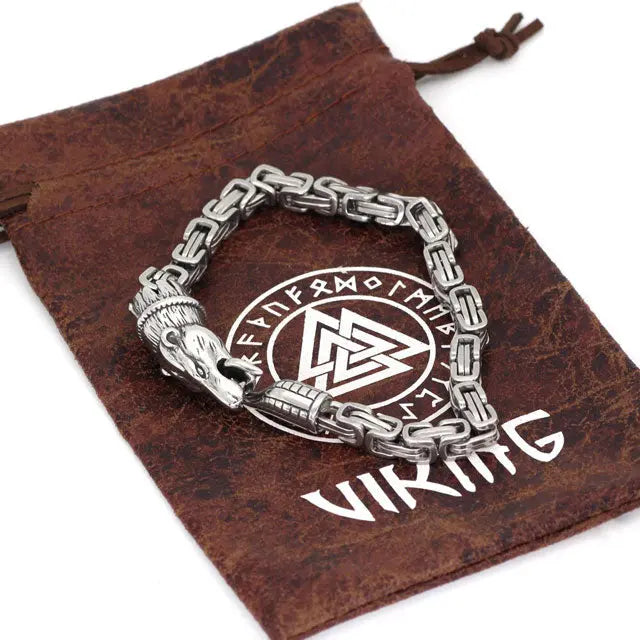 BRACELET LOUP HATI - Viking Héritage