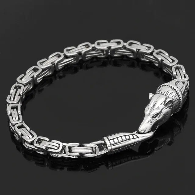 BRACELET LOUP HATI - Viking Héritage