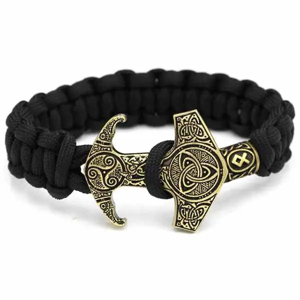 BRACELET MJOLNIR TRIQUETRA - BRONZE - Viking Héritage