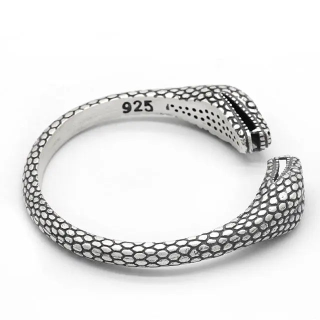 BRACELET SERPENT ARGENT - Viking Héritage