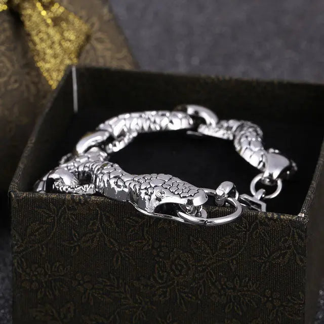 BRACELET SERPENT JORMUNGANDR - Viking Héritage