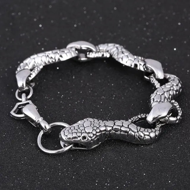 BRACELET SERPENT JORMUNGANDR - Viking Héritage