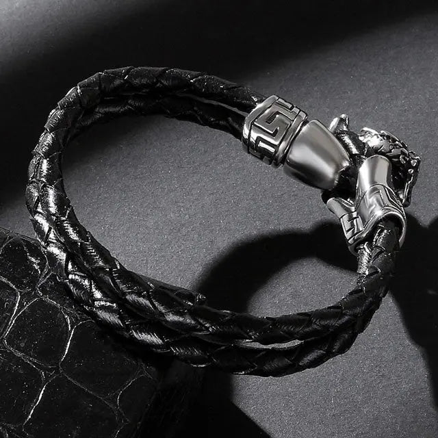 BRACELET VIKING DRAGON OUROBOROS - Viking Héritage