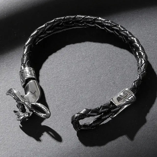 BRACELET VIKING DRAGON OUROBOROS - Viking Héritage