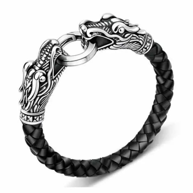 BRACELET VIKING TÊTE DE DRAGON - Viking Héritage