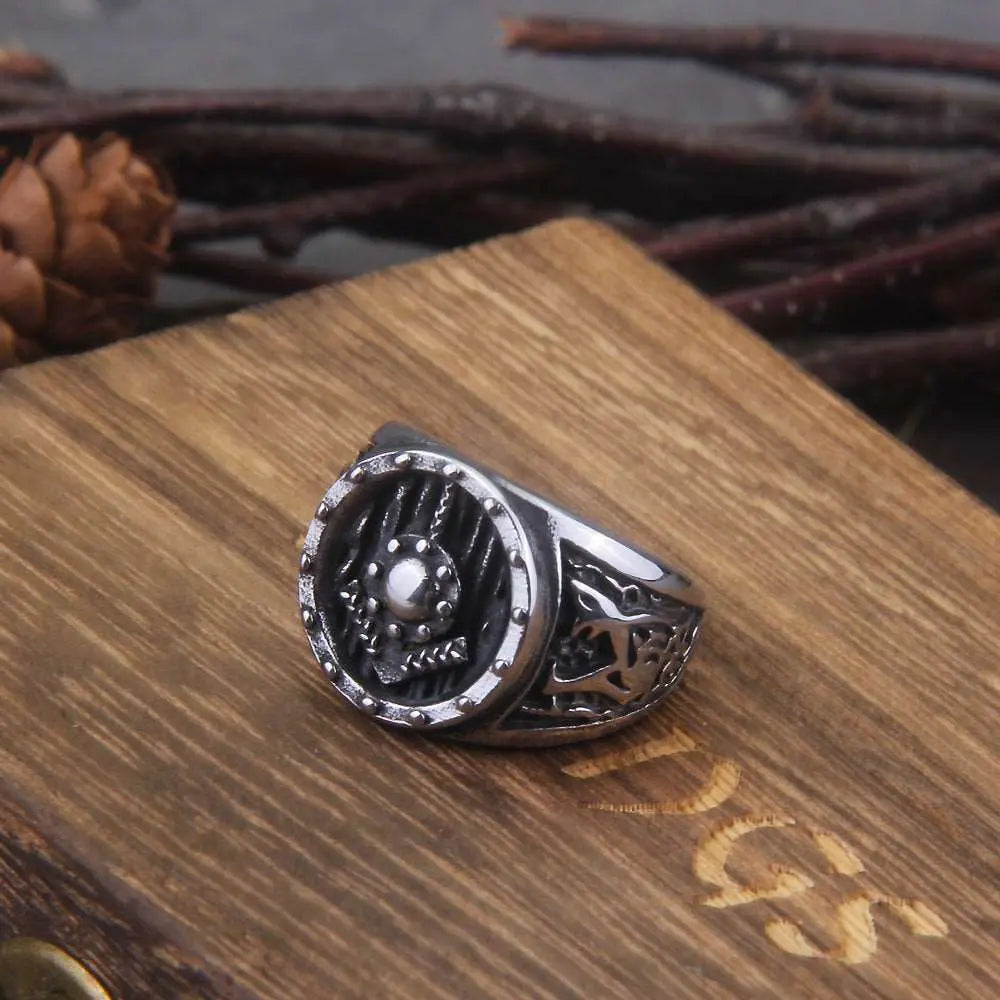 Bague Bouclier Viking - Viking Héritage