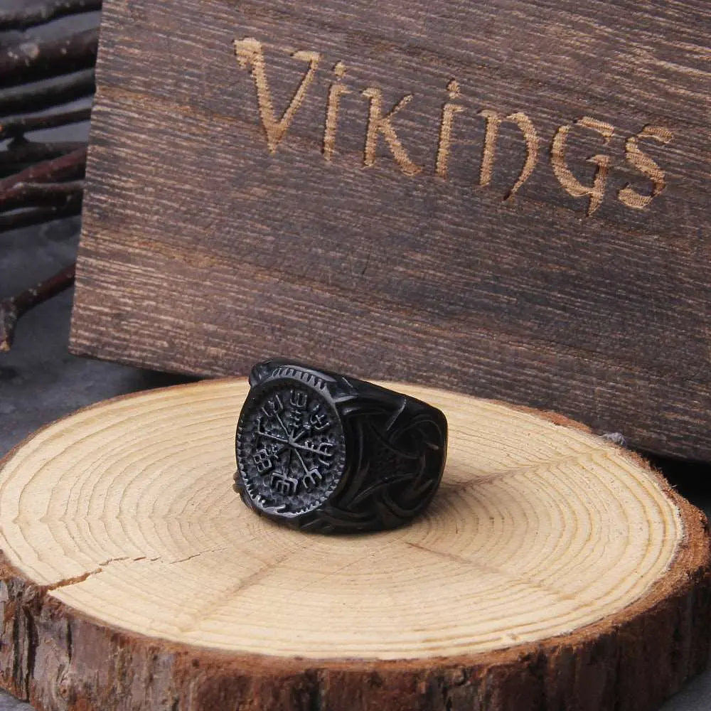 Bague Boussole Vegvisir - Viking Héritage