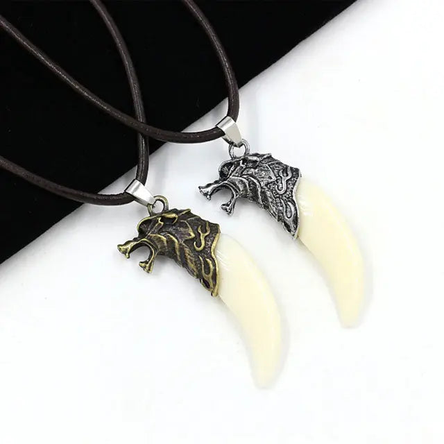 COLLIER DENT DE LOUP FENRIR - Viking Héritage