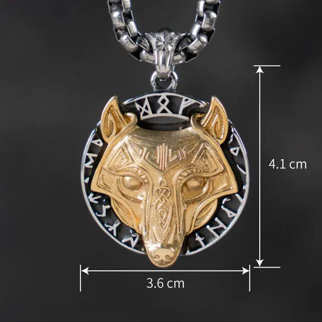 COLLIER LOUP FENRIR - Viking Héritage