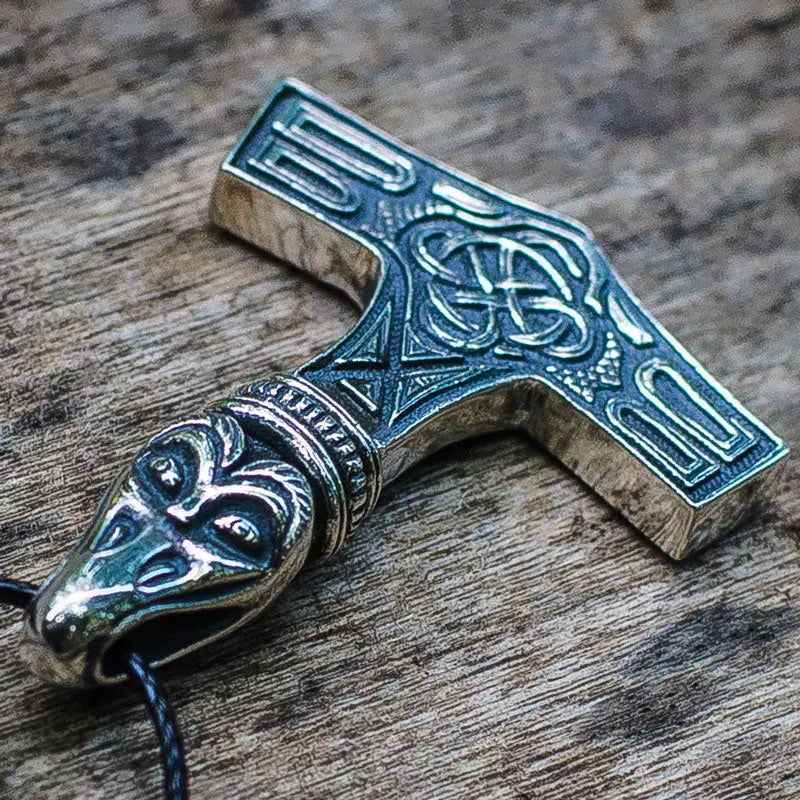 COLLIER MARTEAU DE THOR ARGENT .925 - Viking Héritage