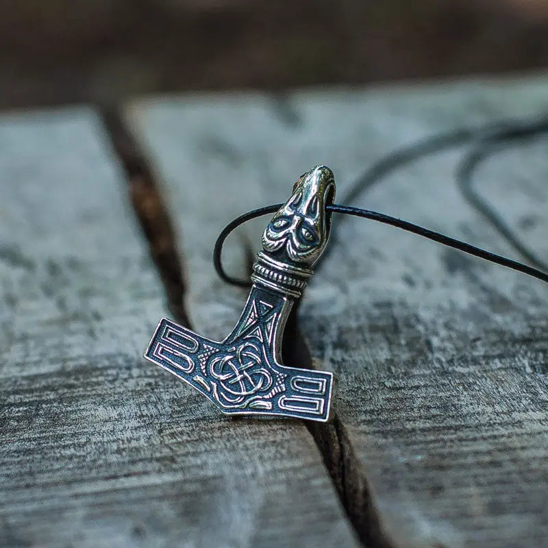 COLLIER MARTEAU DE THOR ARGENT .925 - Viking Héritage