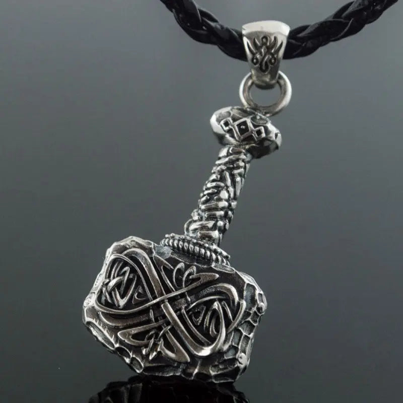 COLLIER MARTEAU DE THOR ARGENT STERLING .925 - Viking Héritage