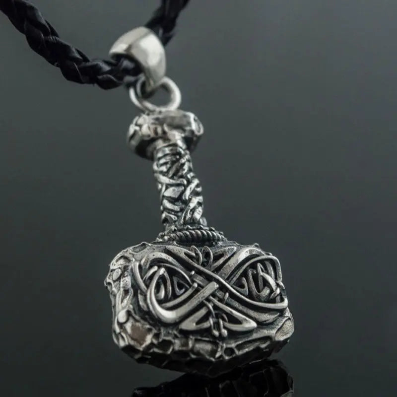 COLLIER MARTEAU DE THOR ARGENT STERLING .925 - Viking Héritage