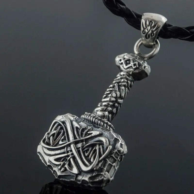 COLLIER MARTEAU DE THOR ARGENT STERLING .925 - Viking Héritage