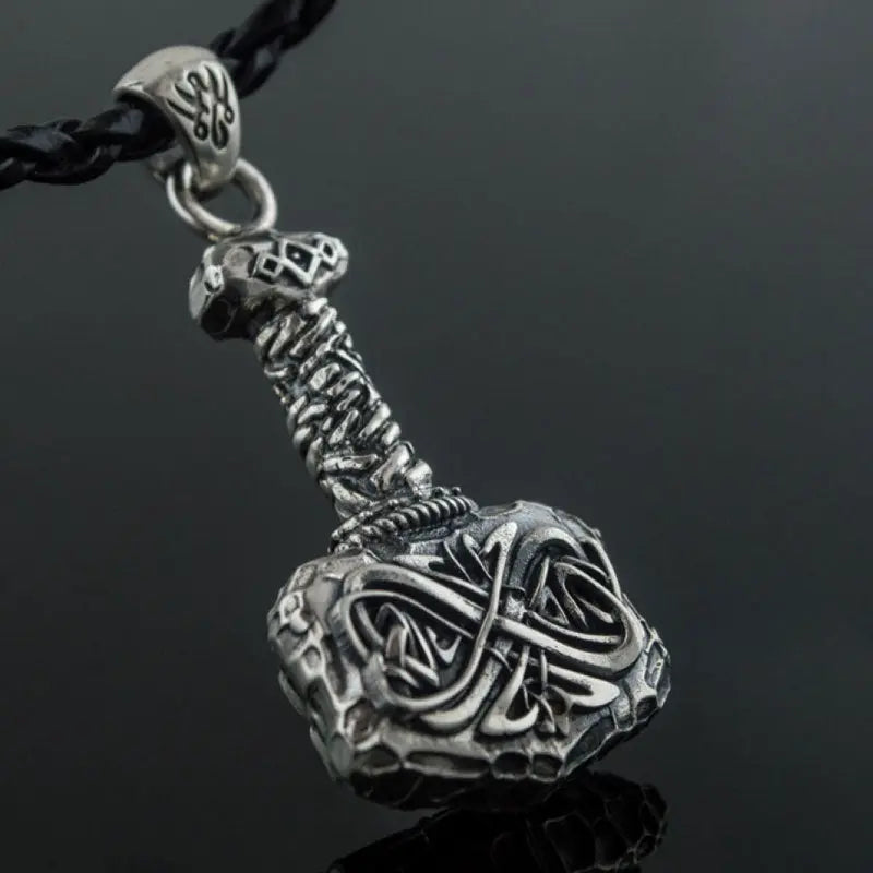 COLLIER MARTEAU DE THOR ARGENT STERLING .925 - Viking Héritage