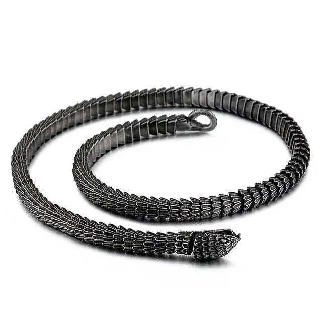 COLLIER SERPENT JORMUNGANDR - Viking Héritage