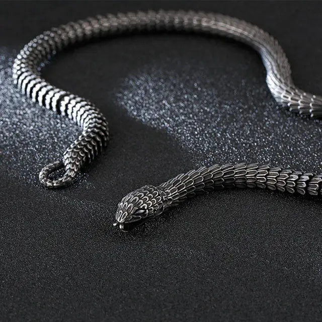 COLLIER SERPENT JORMUNGANDR - Viking Héritage