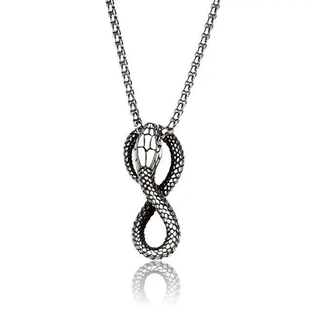 COLLIER SERPENT OUROBOROS - Viking Héritage