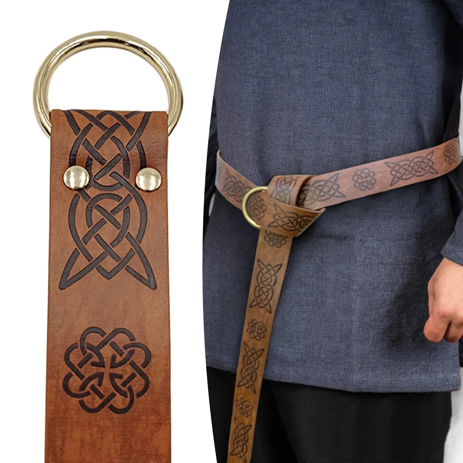 Ceinture Médiévale Viking Vegvisir - Viking Héritage