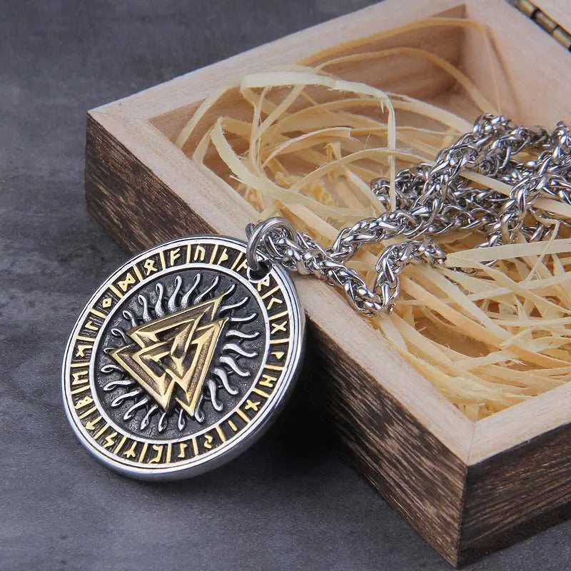 Collier Force du Valknut - Viking Héritage