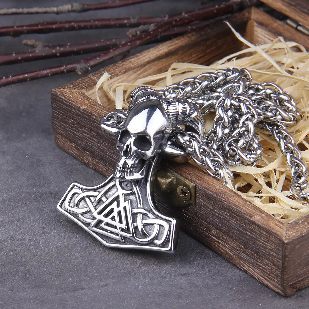 Collier Mjolnir et Valknut - Viking Héritage