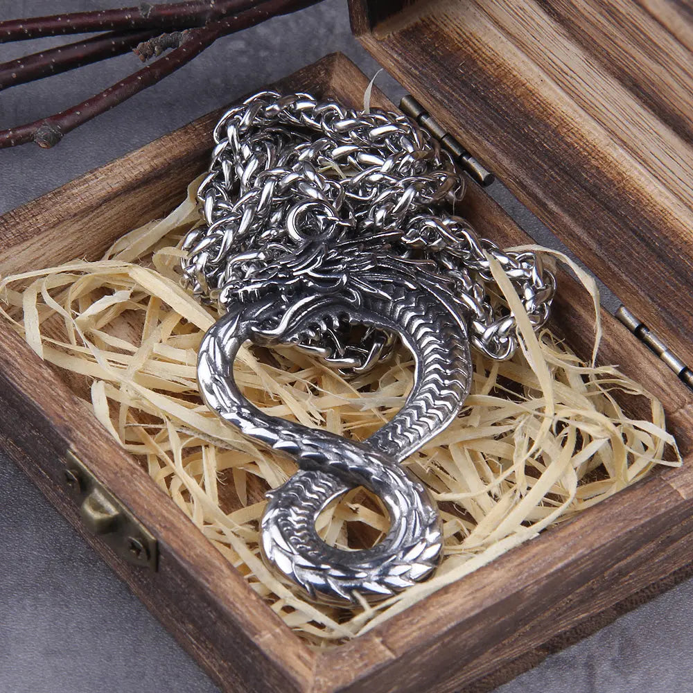 Collier Serpent Jormungand - Viking Héritage