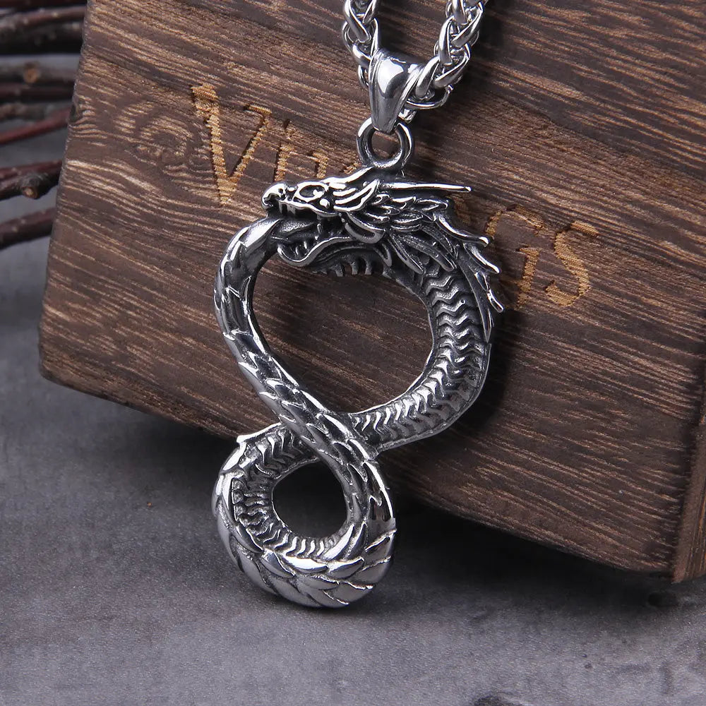 Collier Serpent Jormungand - Viking Héritage