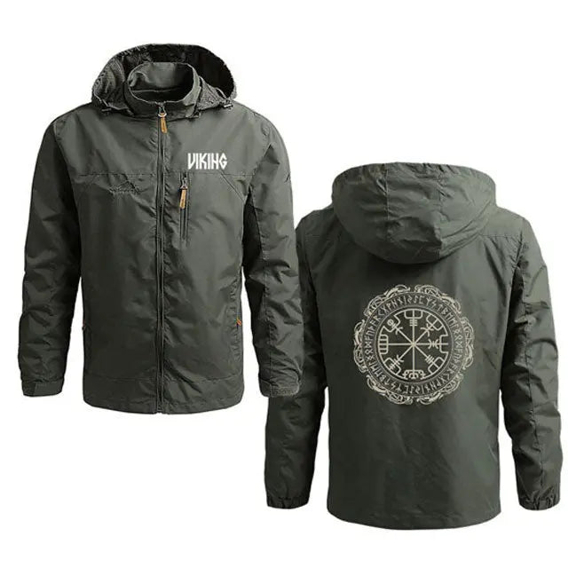 MANTEAU VIKING COUPE VENT VEGVISIR - Viking Héritage