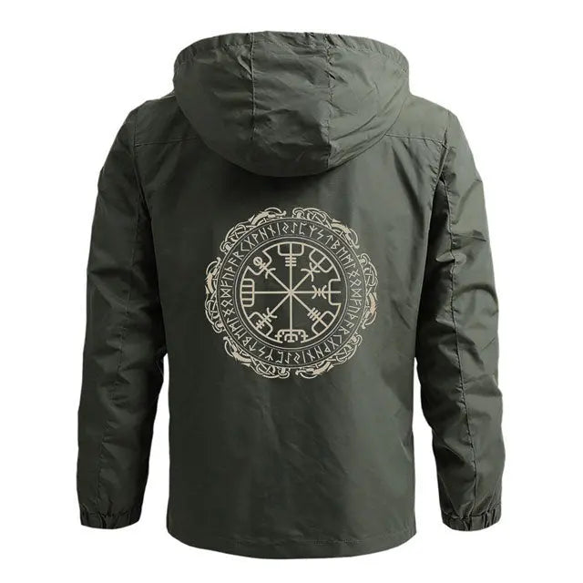 MANTEAU VIKING COUPE VENT VEGVISIR - Viking Héritage