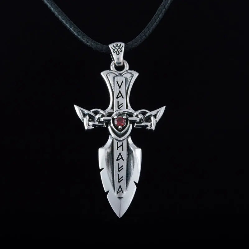 PENDENTIF GUNGNIR ARGENT STERLING .925 - Viking Héritage