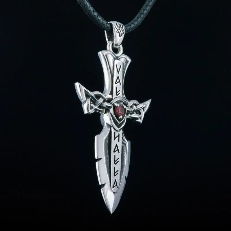 PENDENTIF GUNGNIR ARGENT STERLING .925 - Viking Héritage