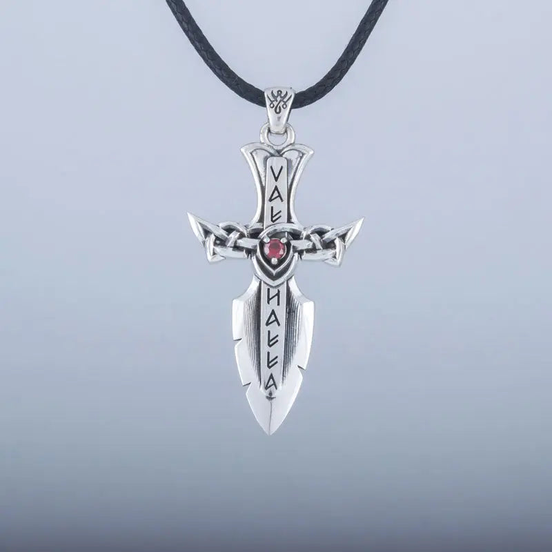 PENDENTIF GUNGNIR ARGENT STERLING .925 - Viking Héritage